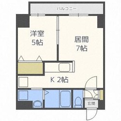 KレジデンスN23の物件間取画像